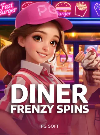 ภาพหน้าปกเกม Diner Frenzy Spins ประกอบเนื้อหาชุดเลข 123ของ 4x4bet 123